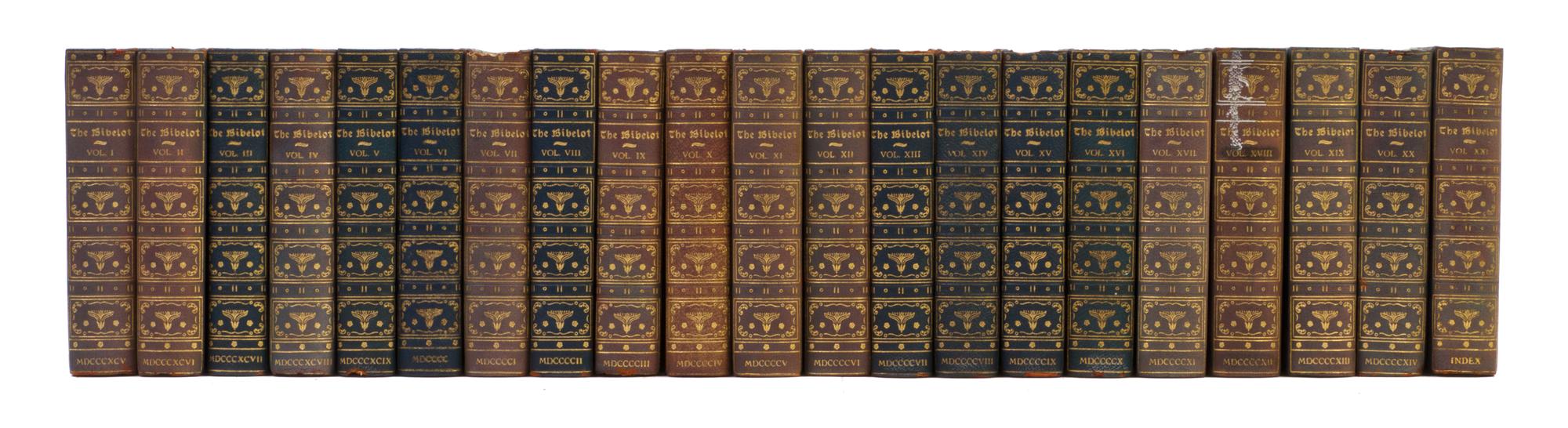 (MOSHER PRESS) The Bibelot. New York, 1895. 21 vols.