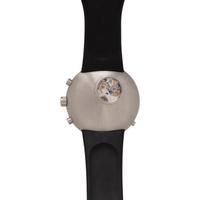 IKEPOD, STAINLESS STEEL 'HEMIPODE CHRONOMETER' WATCH, BOX & PAPERS