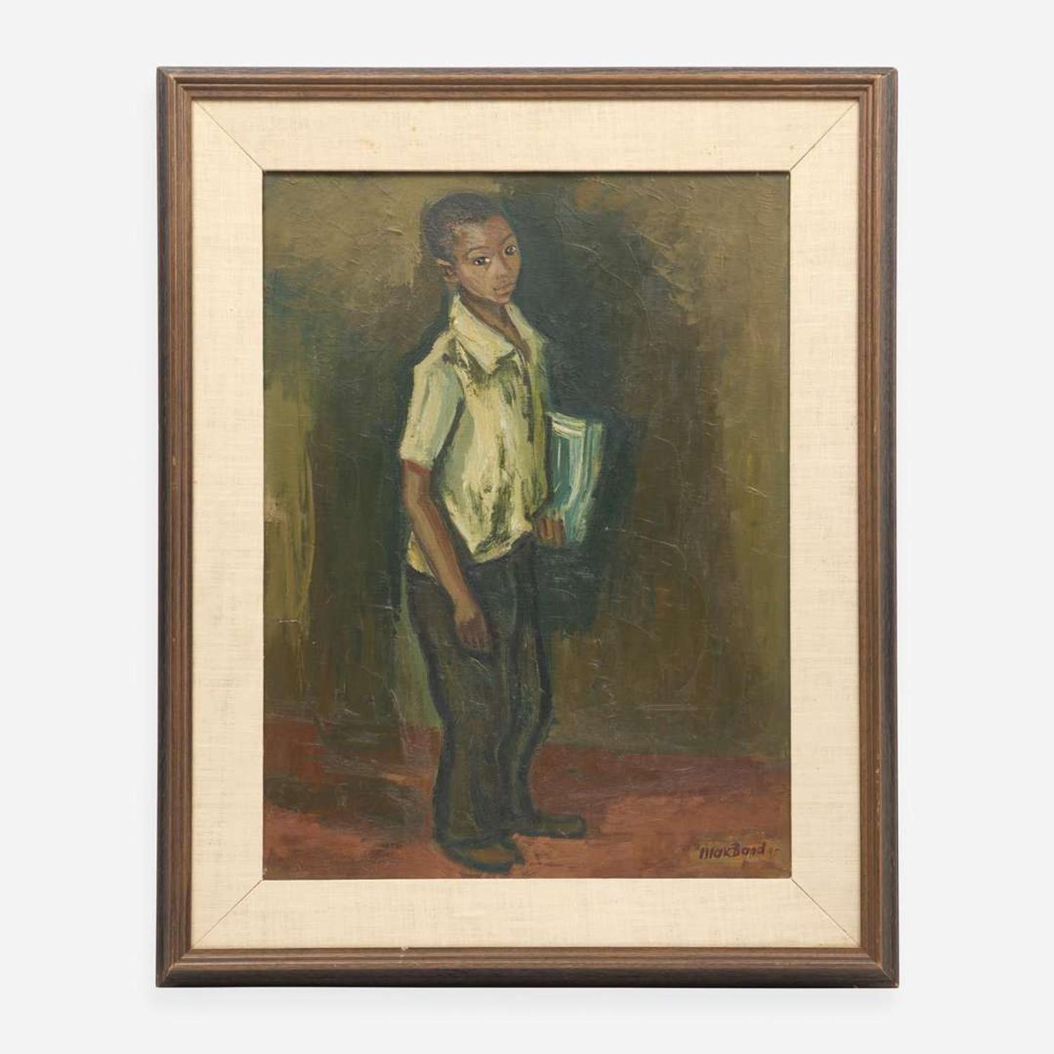 Max Band (American/Lithuanian 1901–1974) Portrait of a Young Boy