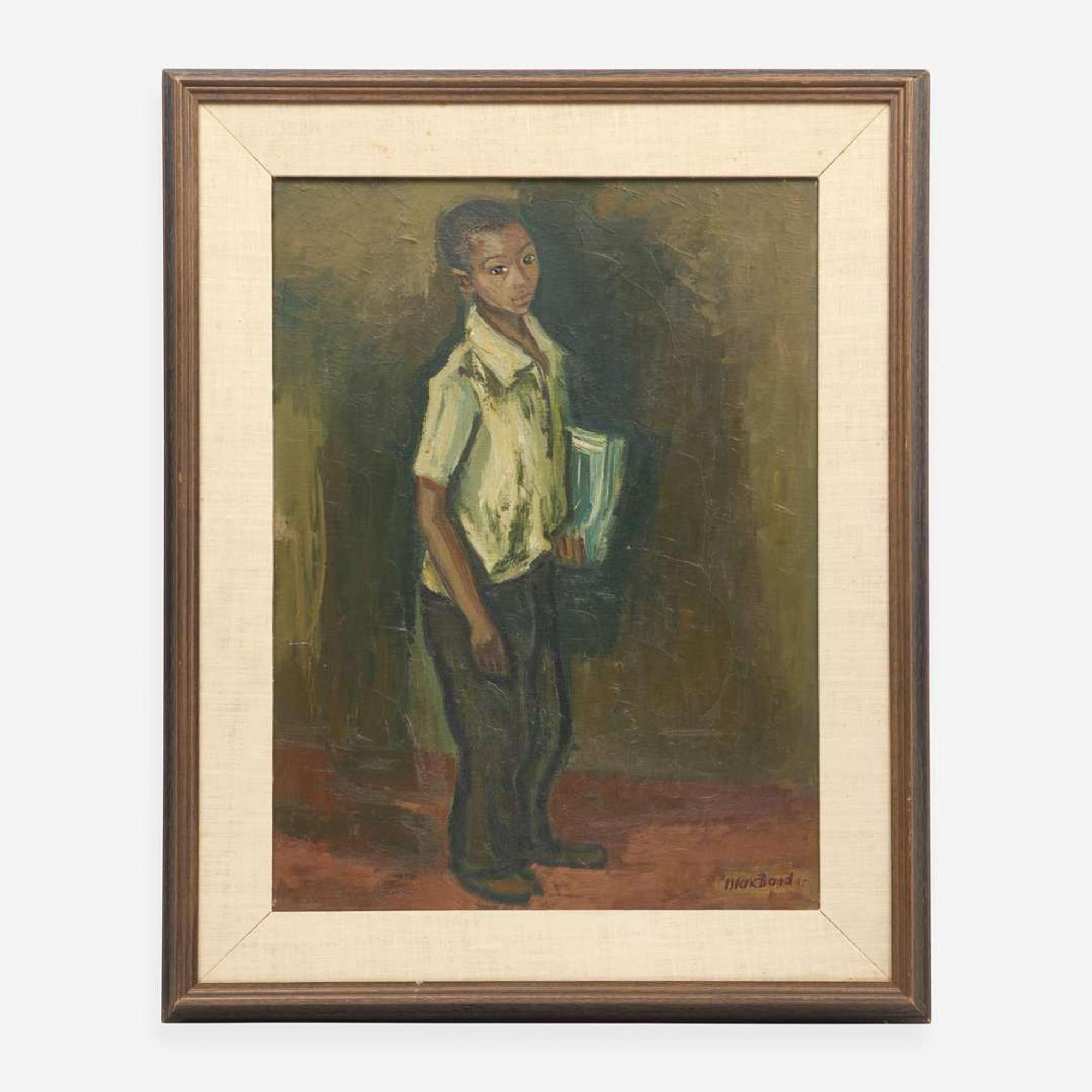 Max Band (American/Lithuanian 1901–1974) Portrait of a Young Boy