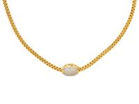 JOHN HARDY, BICOLOR GOLD AND DIAMOND NECKLACE
