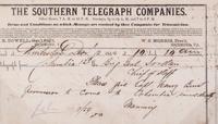 (CIVIL WAR; SOUTH CAROLINA) Three telegrams sent between Dec. 12, 1862 and March 1, 1864.