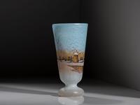 Dutch Winter Scene Vase