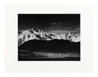 Ansel Adams (1902-1984) Winter Sunrise, Sierra Nevada from Lone Pine, California, 1944