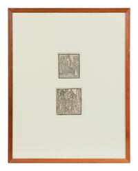 A group of four prints depicting religious imagery