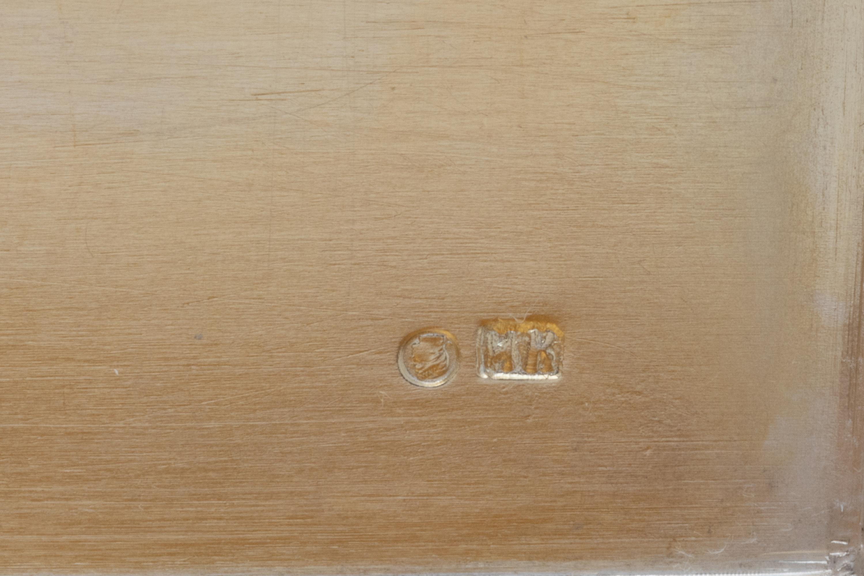 A Russian Silver Table-Top Cigarette Box