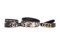 Three Gucci Belts, 1980-90s