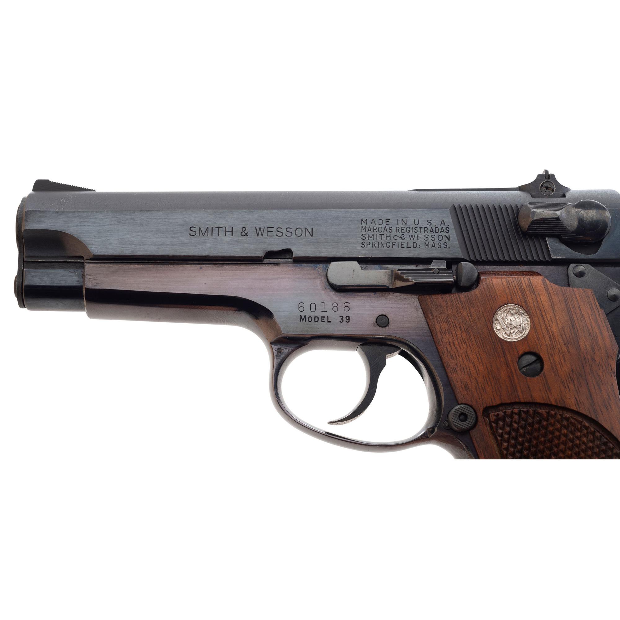 **Smith & Wesson Steel Frame Model 39 in Box