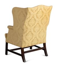 A George III Mahogany Wingback Chair