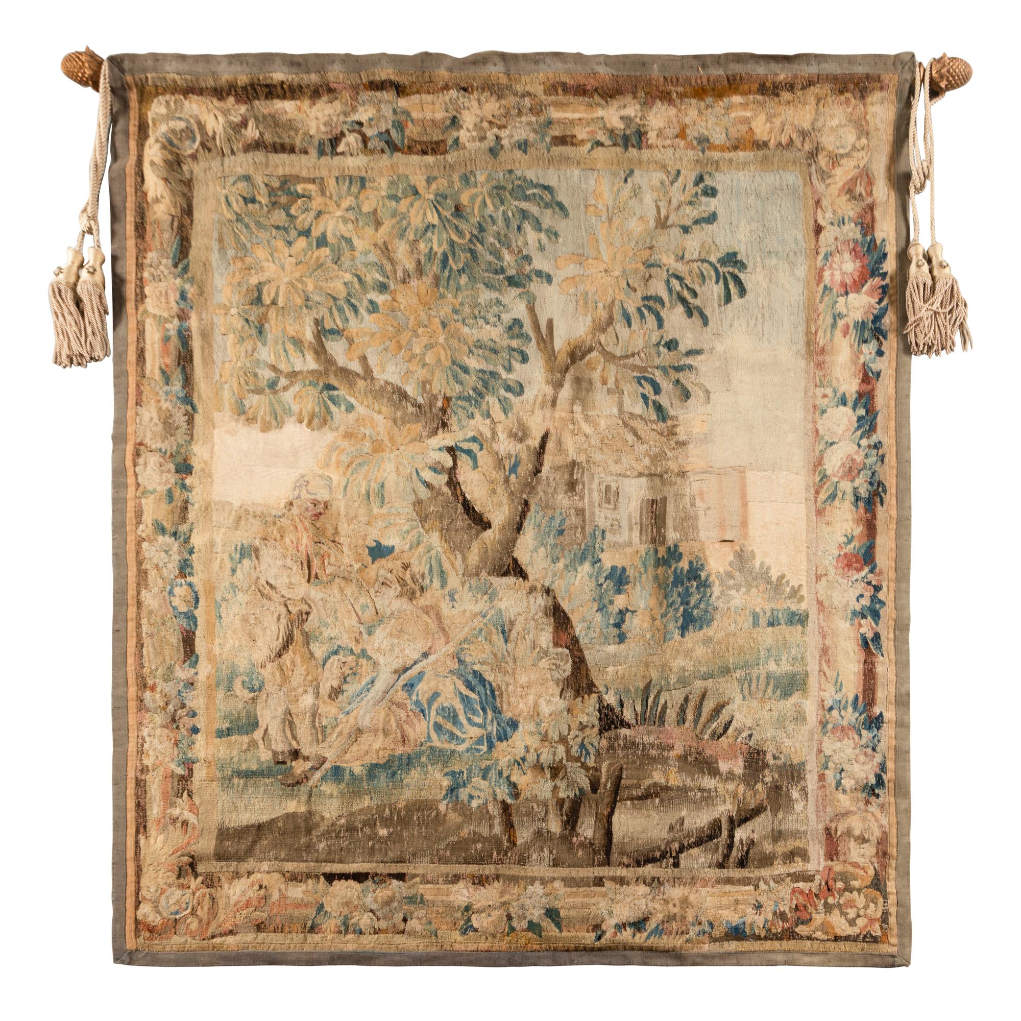 A Flemish Pastoral Tapestry