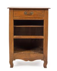 A Continental Console Cabinet Height 34 1/2 x width 23 3/4 x depth 15 3/8 inches.