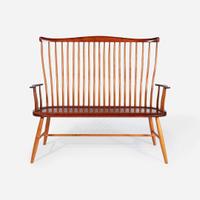 Stephen Swift A "Pomfret Windsor" Settee, Nantucket, USA, 1999