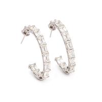 DIAMOND HOOP EARRINGS