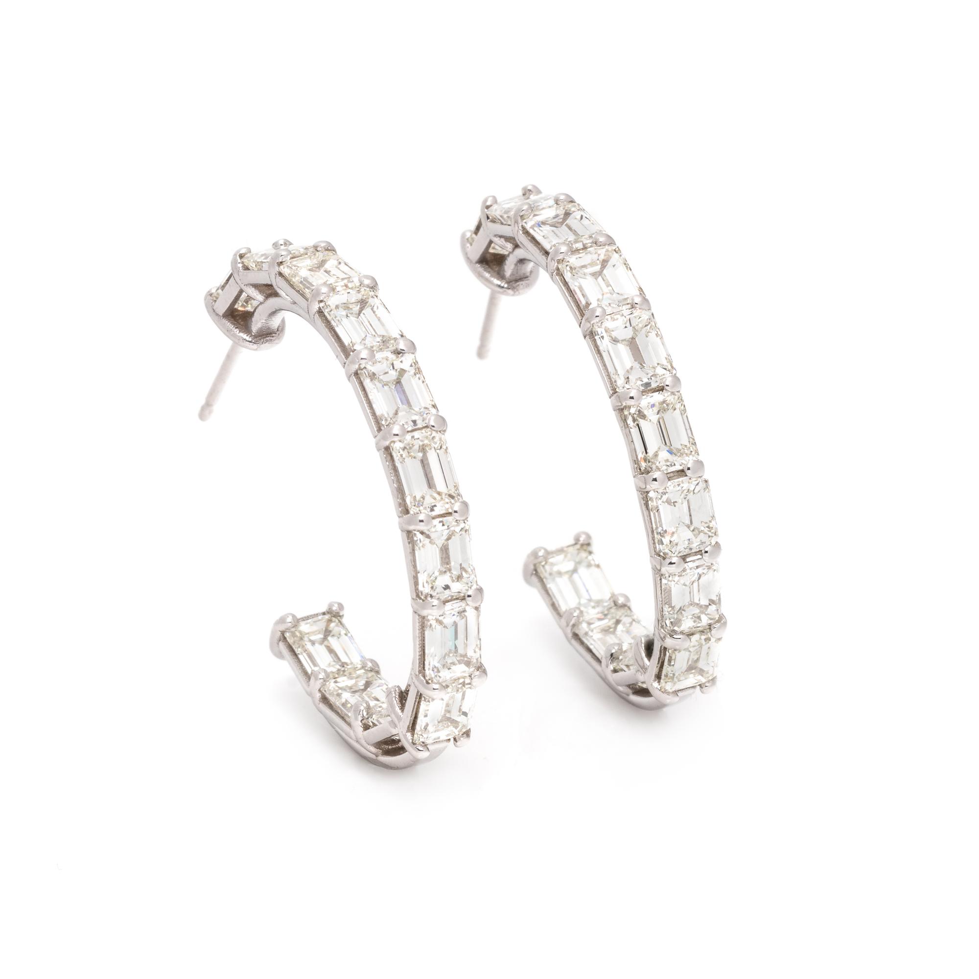 DIAMOND HOOP EARRINGS