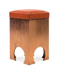 Francisco Artigas, MEXICO, c.1960, a copper-clad stool