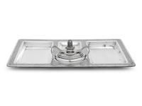 A Tiffany and Co. Silver Smoking Tray