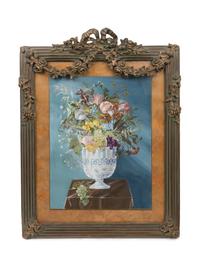 A Pair of Floral Still Life Paintings — 20TH CENTURY