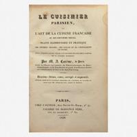 [Food & Drink] Carême, Antoine Group of 3 French Cookbooks