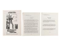 [FILM]. A group of press photographs and film-related ephemera and publications, comprising:
