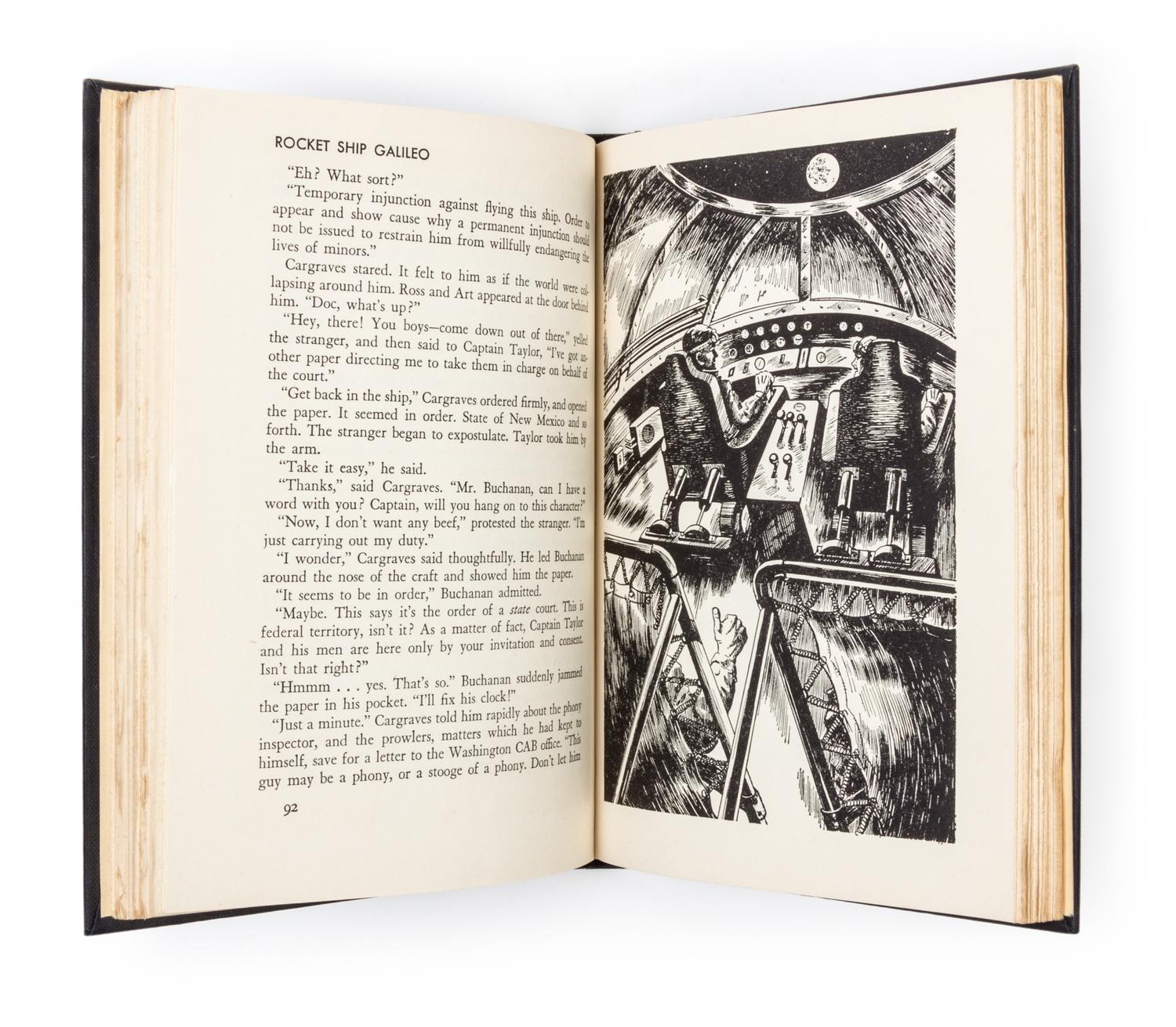 HEINLEIN, ROBERT A. Rocket Ship Galileo. New York, 1947. First edition.