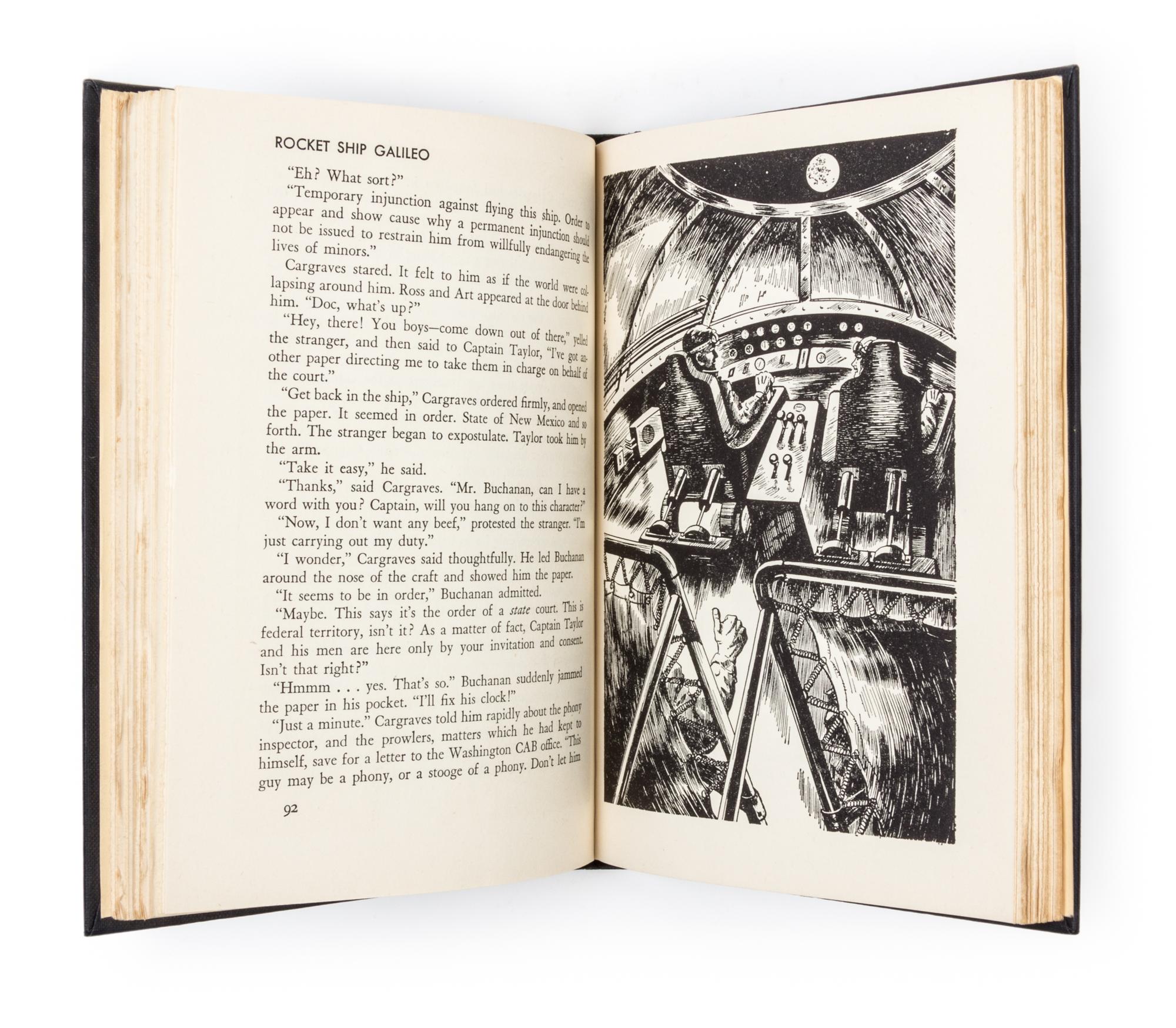 HEINLEIN, ROBERT A. Rocket Ship Galileo. New York, 1947. First edition.