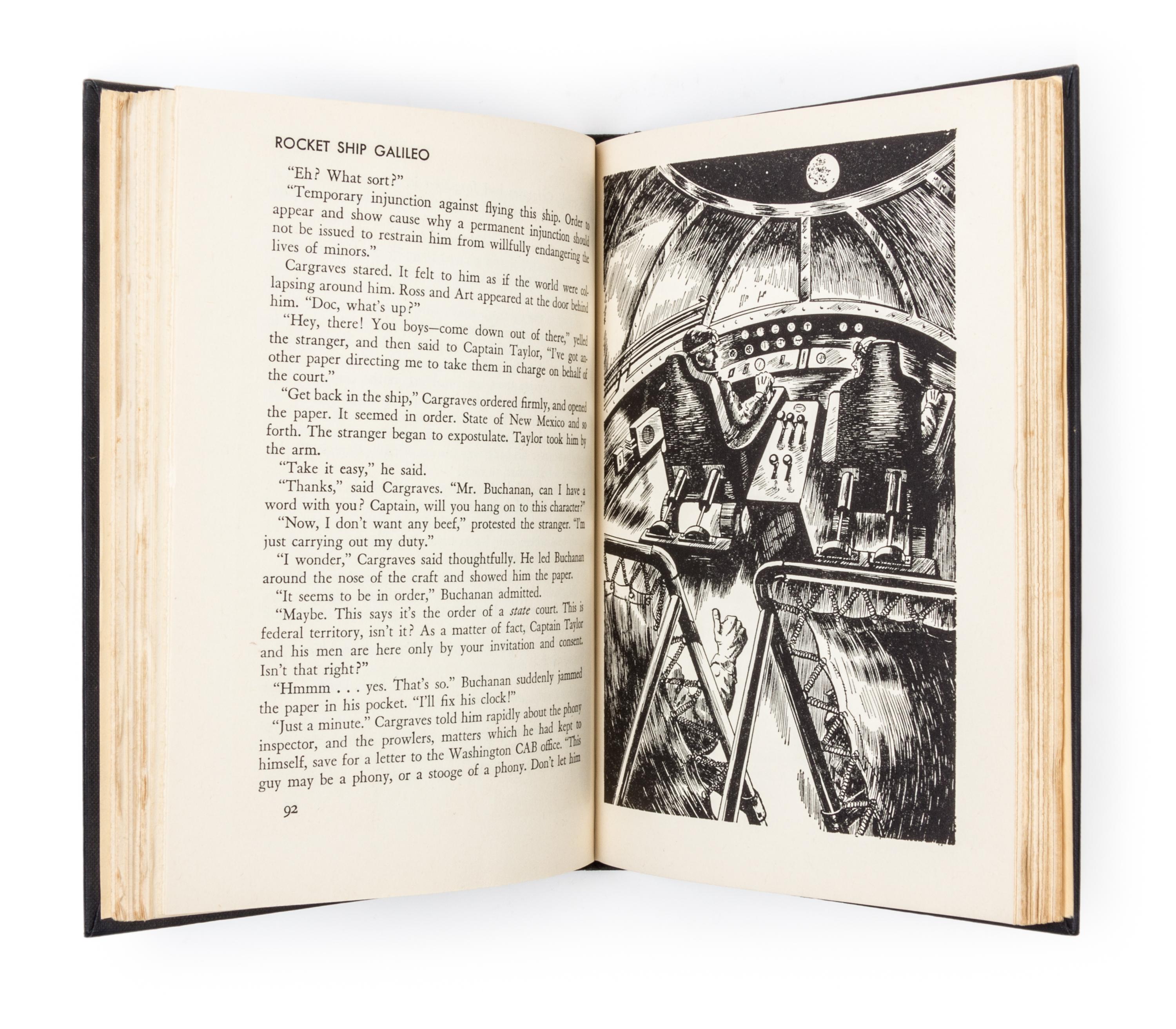 HEINLEIN, ROBERT A. Rocket Ship Galileo. New York, 1947. First edition.