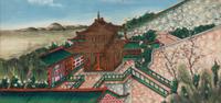 Five Chinese Export Paintings, Early-Mid 20th Century — 近代 外銷畫一組五幅