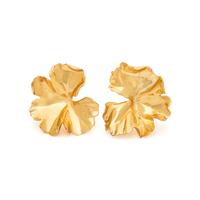JAR, ALUMINUM 'GERANIUM' EARRINGS