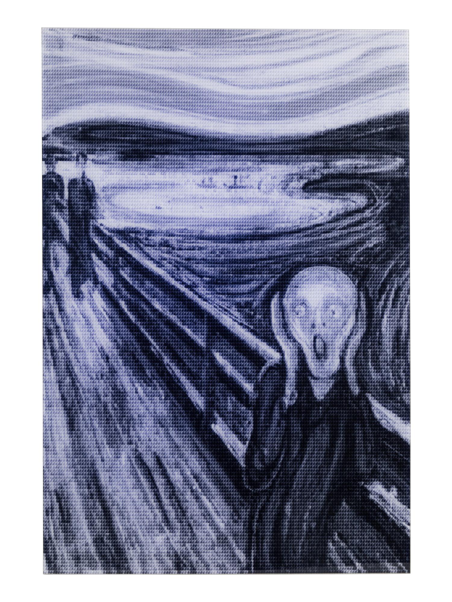 Alex Guofeng Cao (born 1969) Munch Scream vs Mona Lisa Smile, 2013