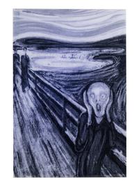 Alex Guofeng Cao (born 1969) Munch Scream vs Mona Lisa Smile, 2013