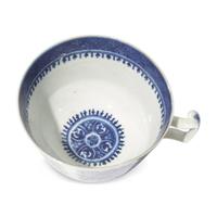 A Collection of Forty-Two Chinese Export Porcelain Fitzhugh Teacups and Saucers