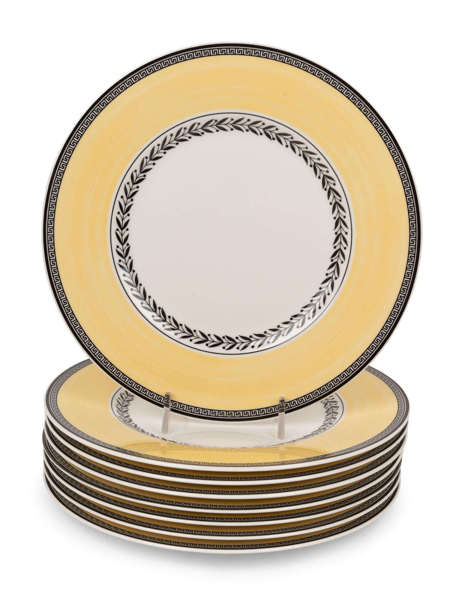 A Villeroy and Boch Audun Chasse Porcelain Dinner Service