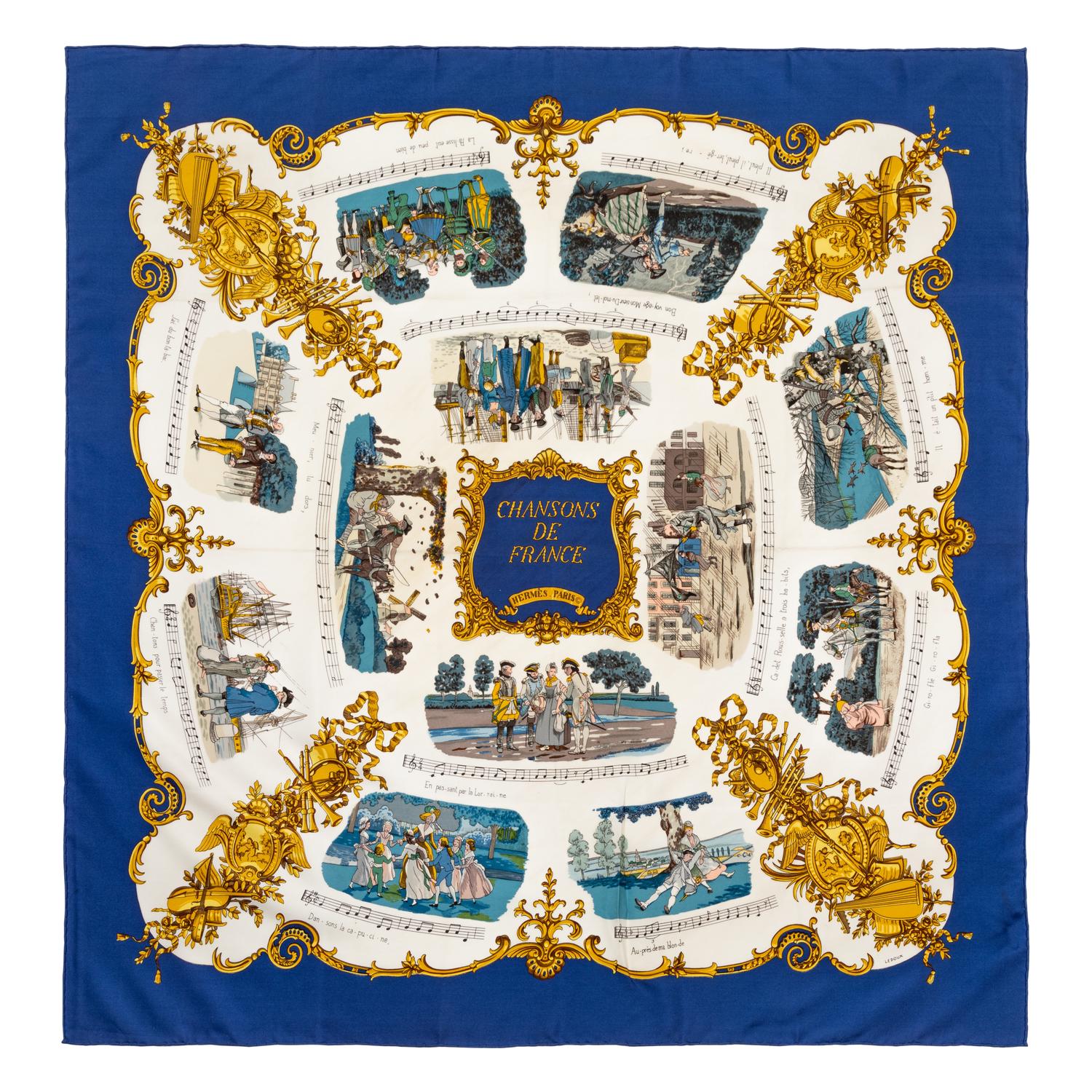 Hermès 90cm Silk Scarf