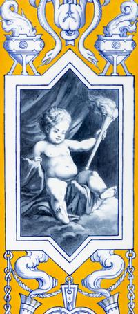 An Italian Ceramic Tile