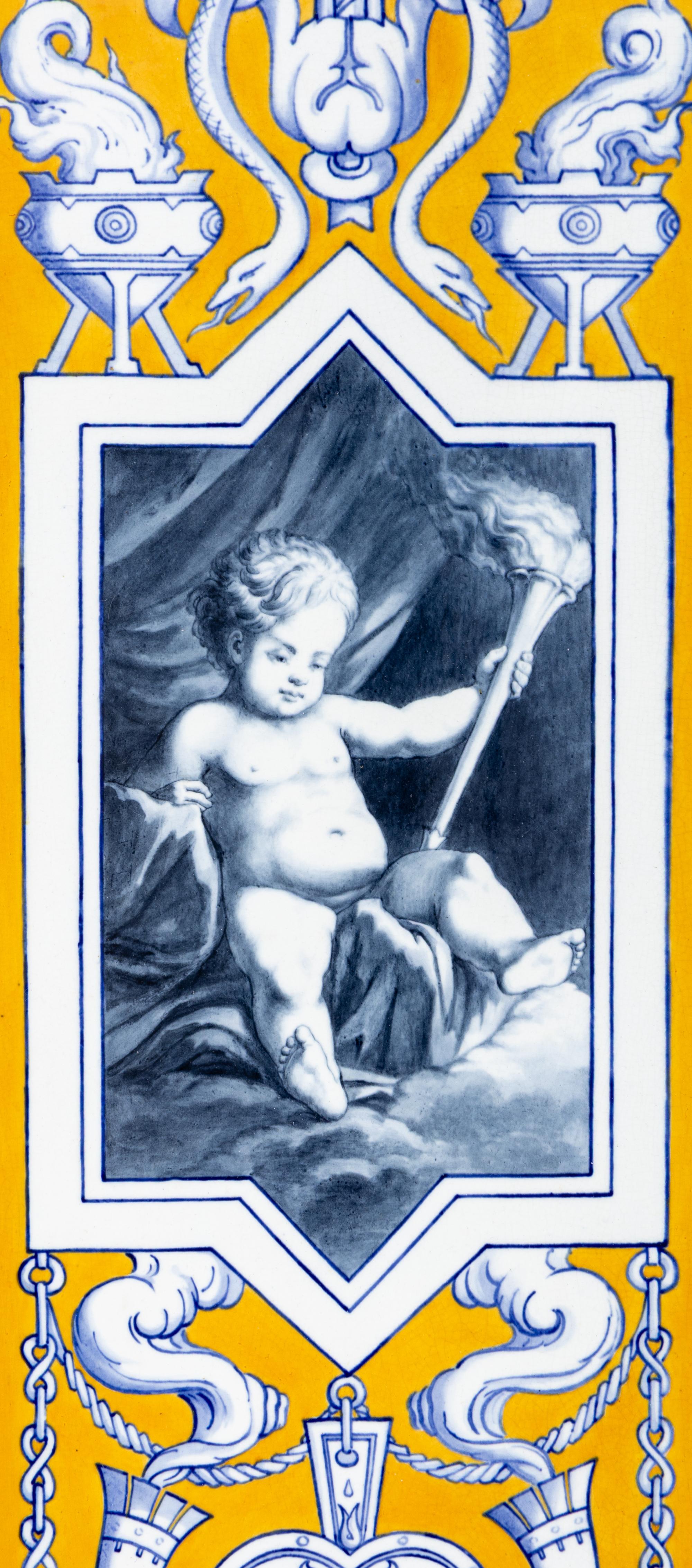 An Italian Ceramic Tile
