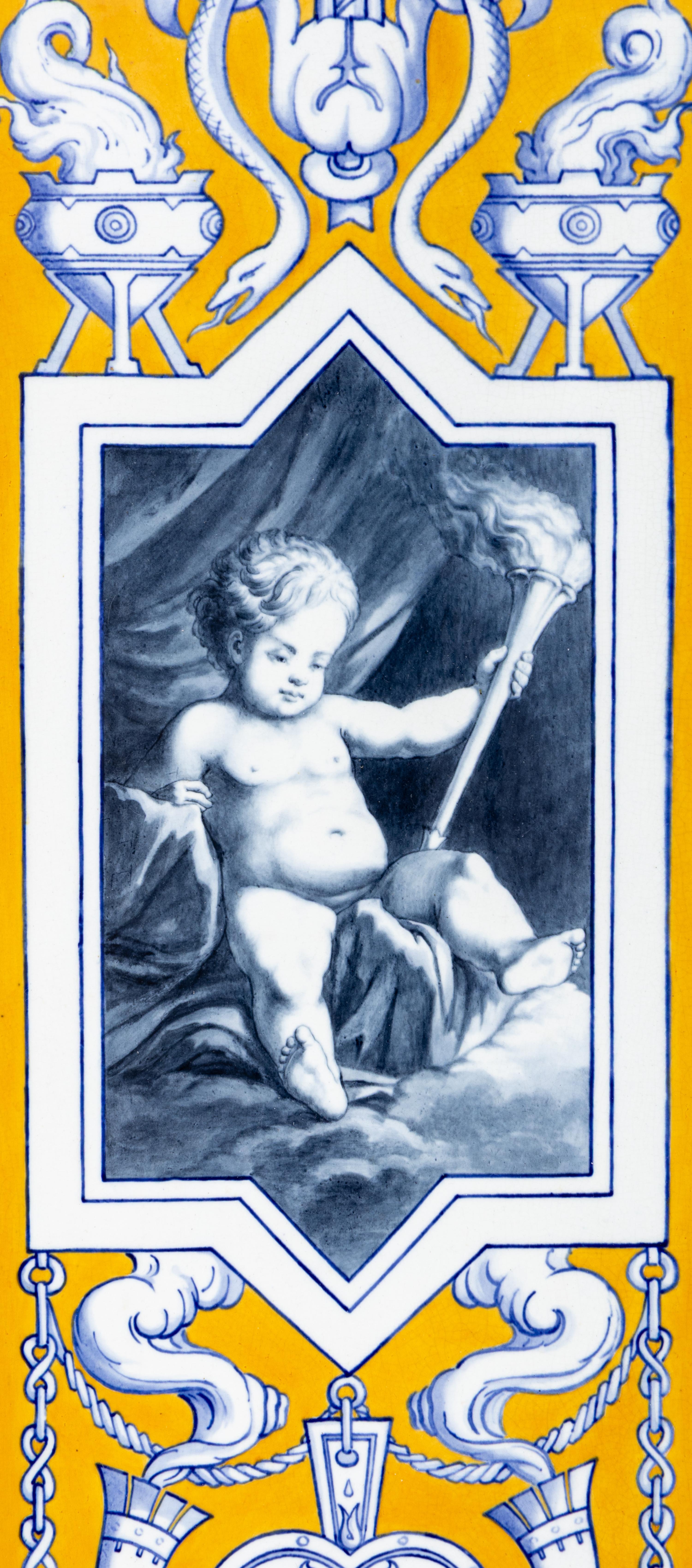 An Italian Ceramic Tile