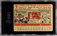 A Group of 1956 Topps Jackie Robinson and Ted Williams Baseball Cards