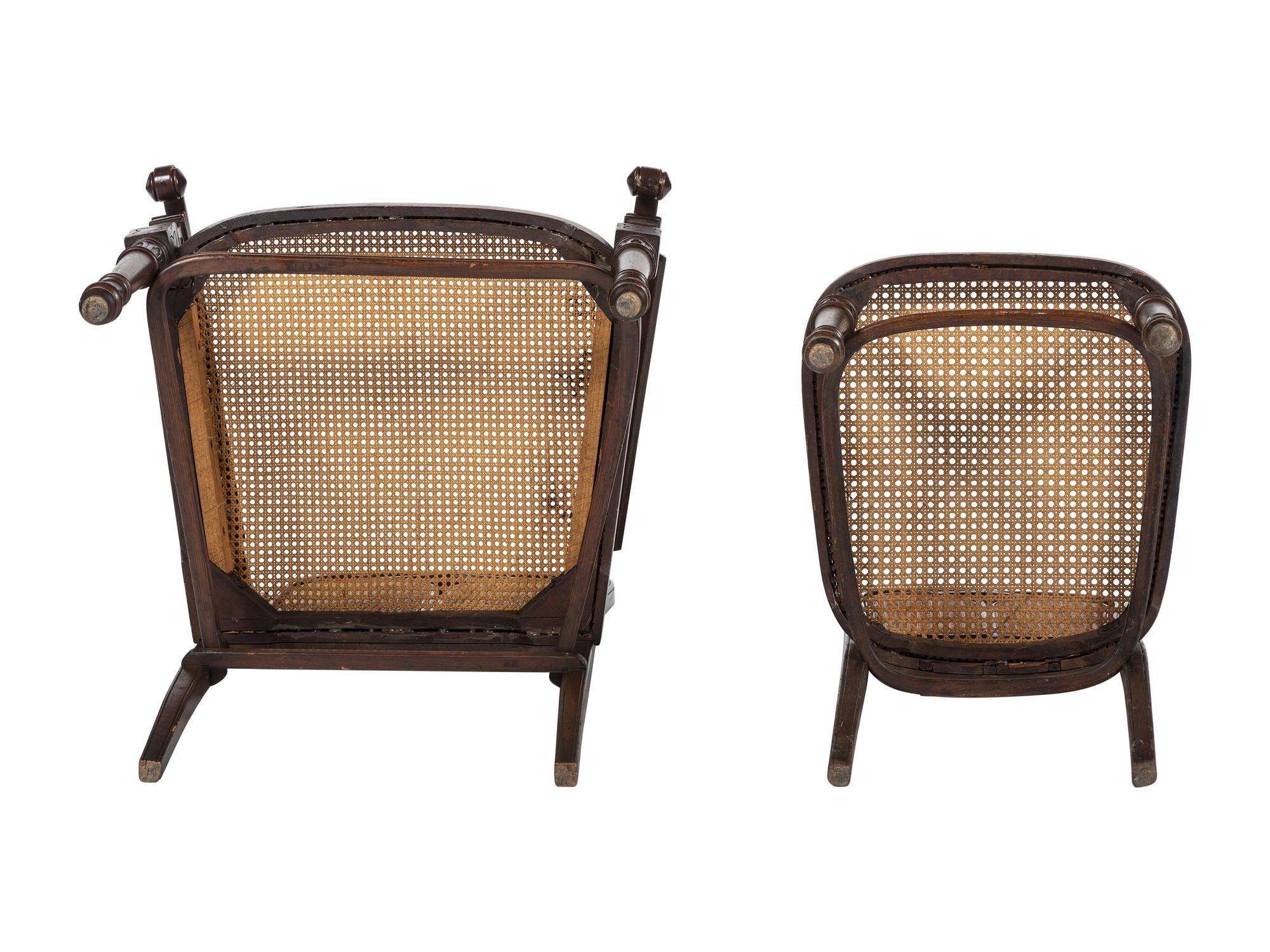 A Set of Six Gothic Revival Bentwood Chairs