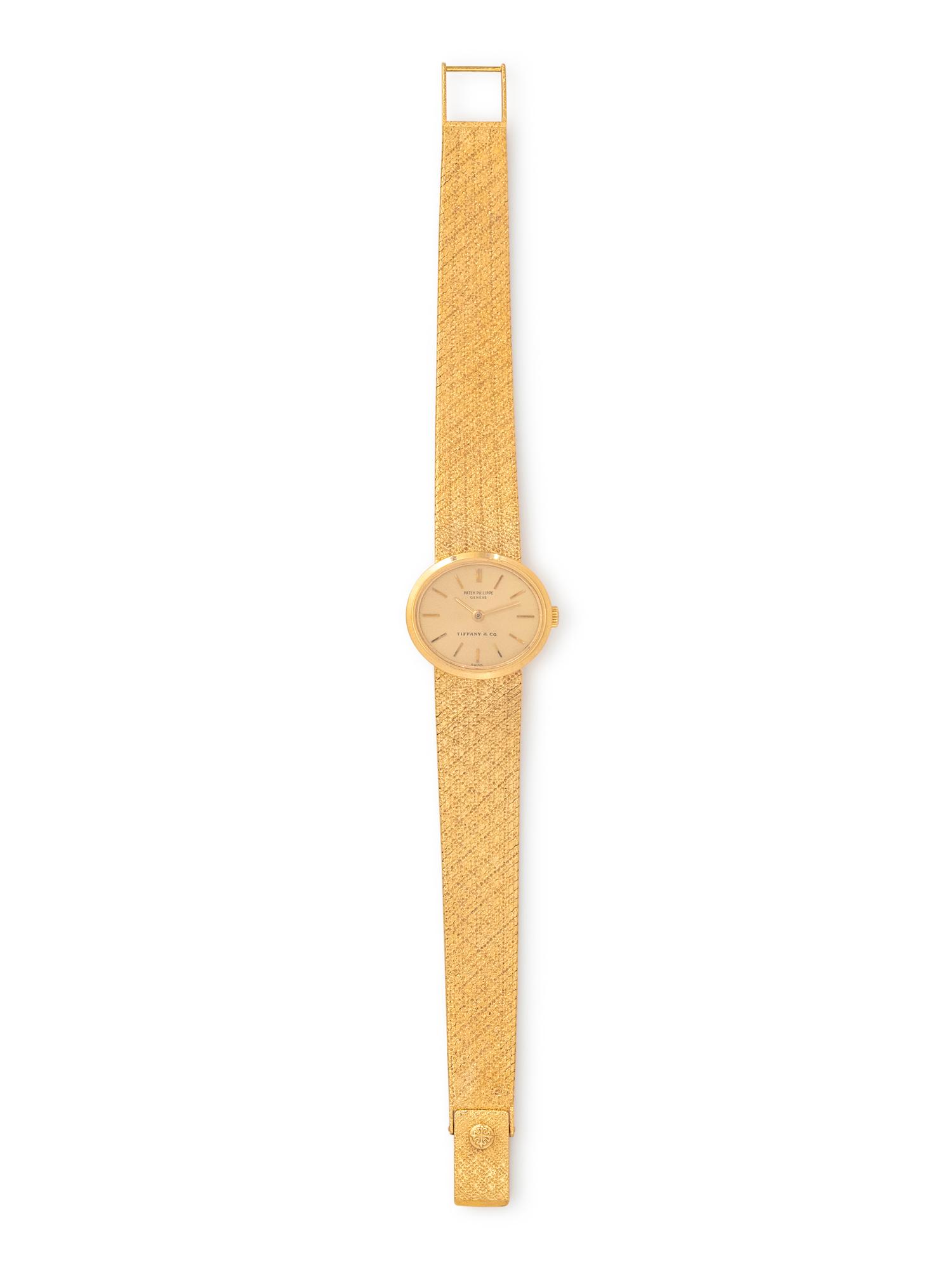 PATEK PHILIPPE FOR TIFFANY & CO., 18K YELLOW GOLD WATCH