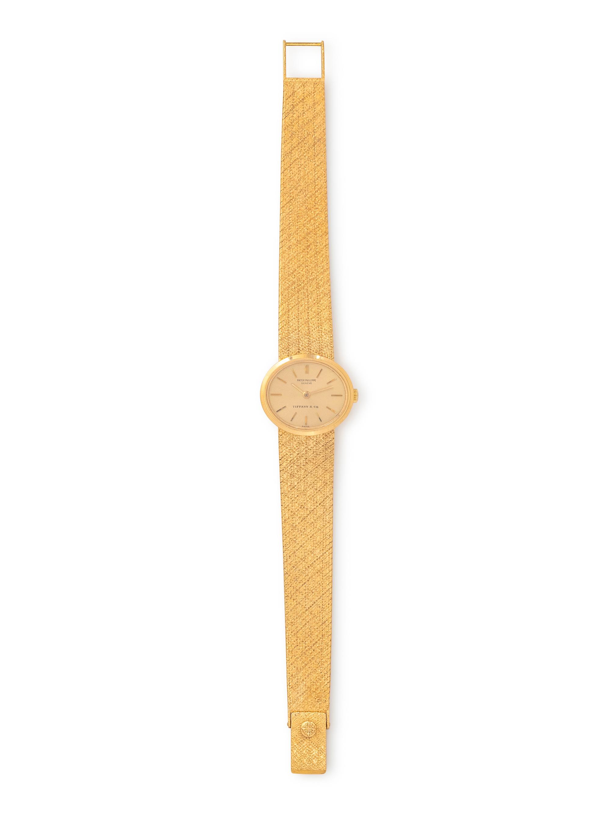 PATEK PHILIPPE FOR TIFFANY & CO., 18K YELLOW GOLD WATCH