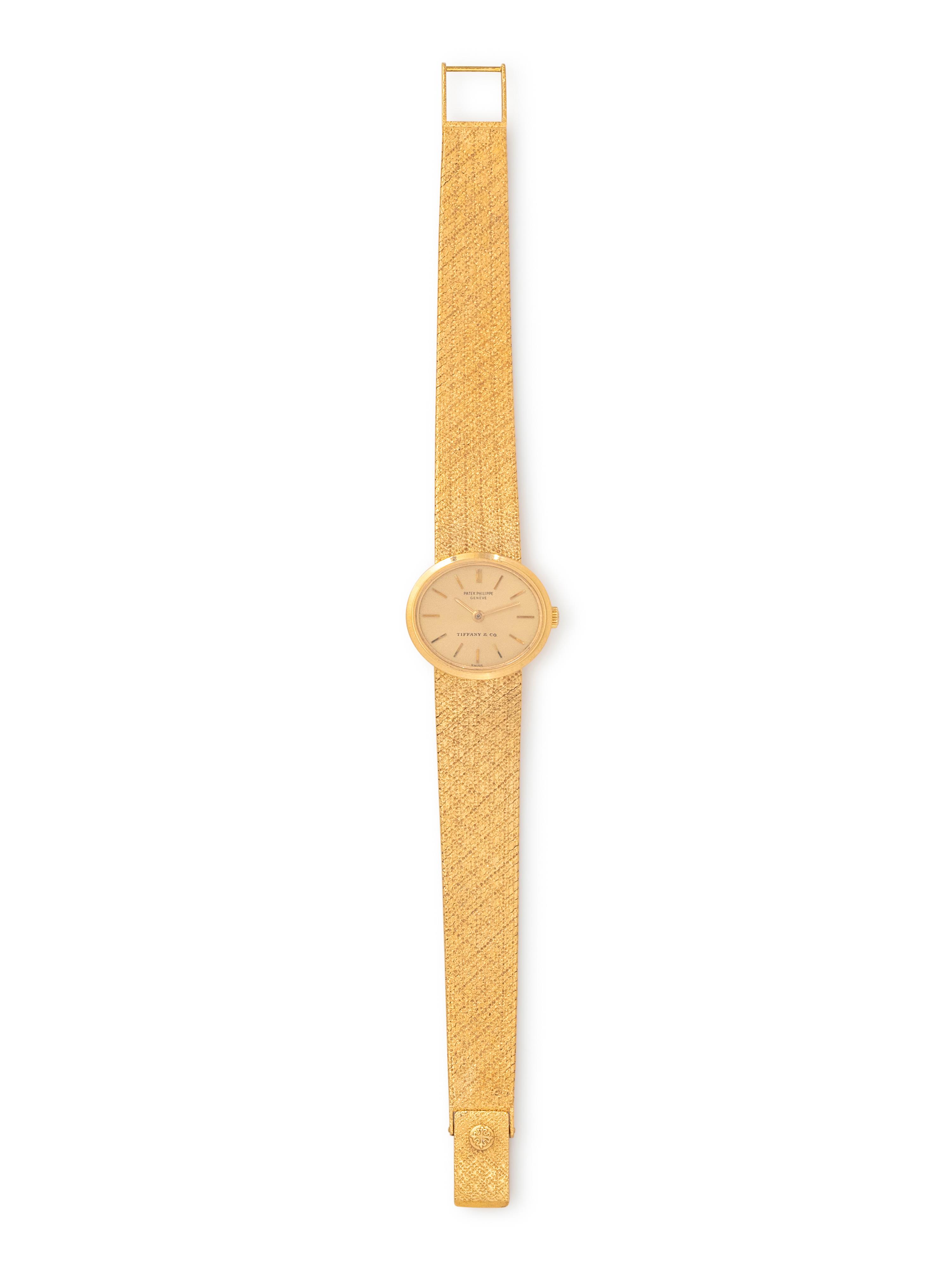 PATEK PHILIPPE FOR TIFFANY & CO., 18K YELLOW GOLD WATCH