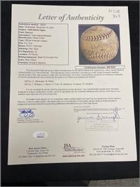 A 1930 Detroit Tigers Team Signed Autograph Baseball (JSA Letter of Authenticity)