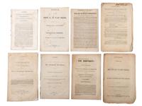 [VAN BUREN, Martin] -- [HARRISON, William Henry]. A group of pamphlets related to the 1836 and 1840 political rivalry, comprising: