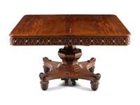 A Renaissance Revival Carved Mahogany Extension Dining Table