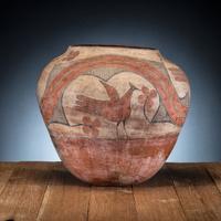 Zia Polychrome Pottery Olla