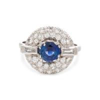 SAPPHIRE AND DIAMOND RING