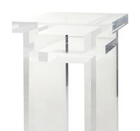 A Pair of Custom Acrylic Pedestals