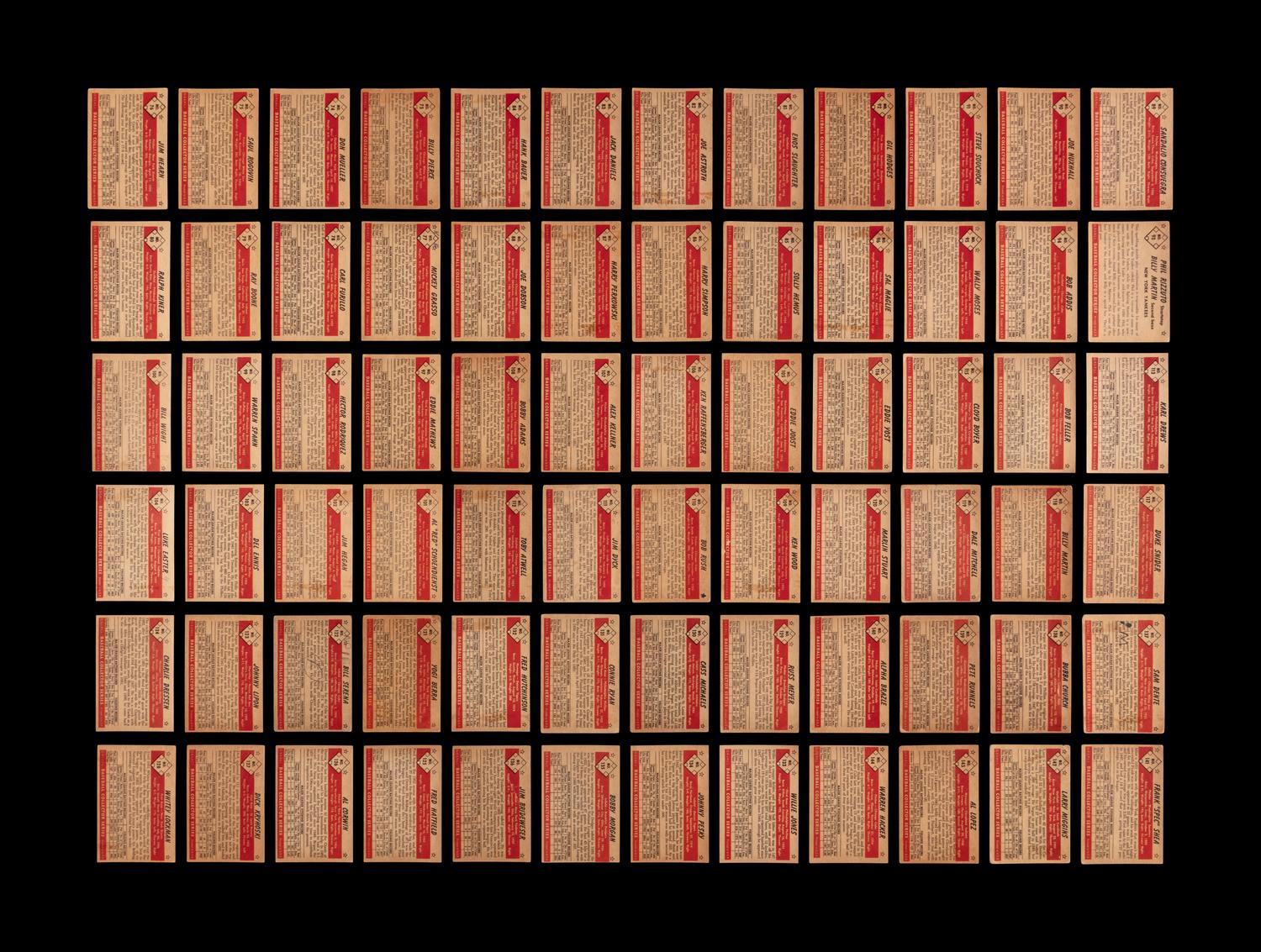 A Near Set of 1953 Bowman Color Baseball Cards (158/160)