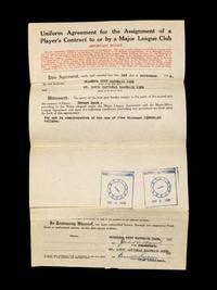 A Group of 15 1920s-30s St. Louis Cardinals Contract Agreements All Signed by Branch Rickey
