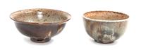 Two Studio Ceramic Bowls Diameter of larger 5 3/4 inches. — JIM AND NAN MCKINNELL (AMERICAN, 20TH CENTURY)